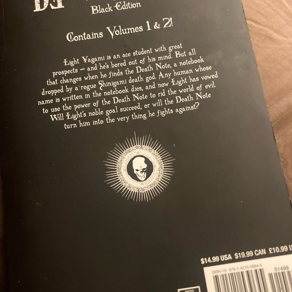 Death Note Black Edition Manga Contain Vol 1 and 2 like new - Picture 3 of 3